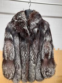 pelliccia volpe argentata