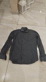 CAMICIA UOMO DI COTONE BRAND LIU JO COLORE GRIGIO