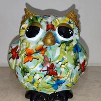 Pomme Pidou, Salvadanaio Gufo in Ceramica – Elemen