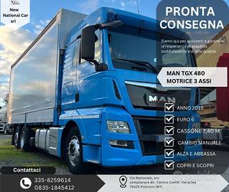 MOTRICE 3ASSI MAN TGX480 CENTINATO 7,40M -2015
