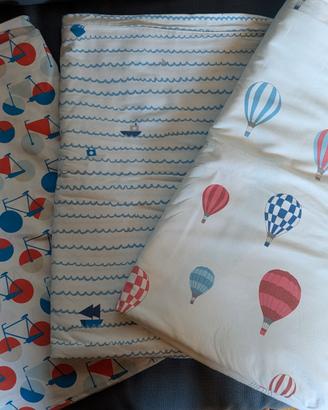 Set IKEA per lettino: piumino 150x200 + lenzuola