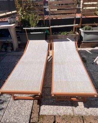 Lettino prendisole spiaggia