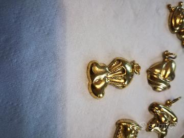 Ciondoli in argento placcati oro