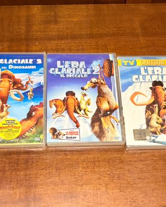 Lotto 3 DVD "L'Era Glaciale"