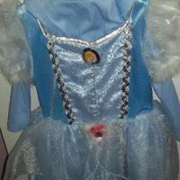 Vestito cenerentola 3/4 anni con corona