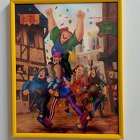 Quadretto Walt Disney “Il Gobbo di Notre Dame” con