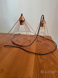 LAMPADE A SOSPENSIONE METALLO COLORE RAME