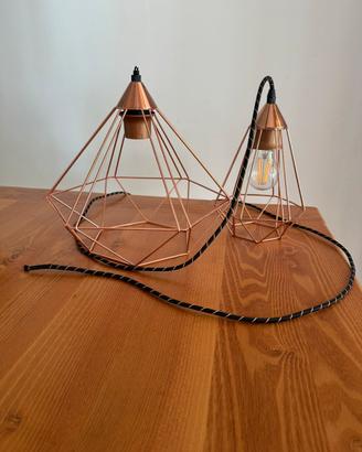 LAMPADE A SOSPENSIONE METALLO COLORE RAME
