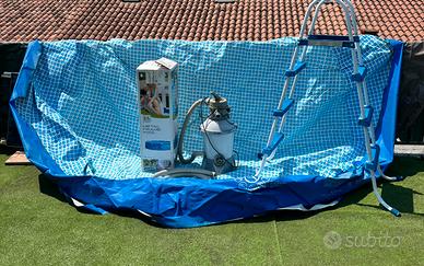 Piscina Intex Metal Frame 305 cm completa