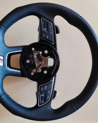 volante S-Line tagliato Audi A4, A5 mod 2016-2020