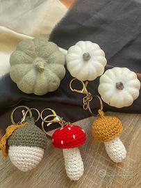 Bag charm, ciondolo o portachiavi autunno