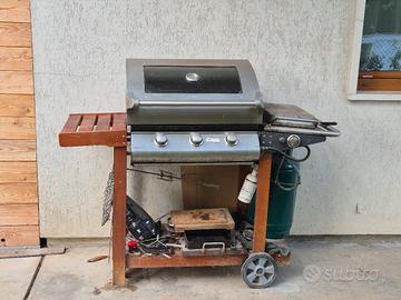 Grill a gas 