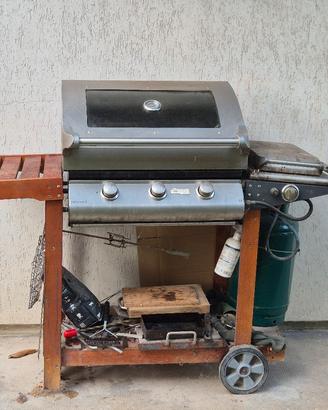 Grill a gas 