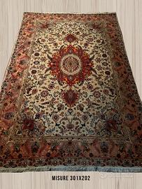 Tappeto Persiano Tabriz annodato a mano – Raj 50