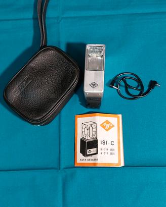 flash vintage Agfa + alimentatore