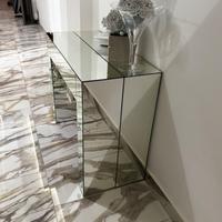 Tavolo consolle specchiata 6/8 posti