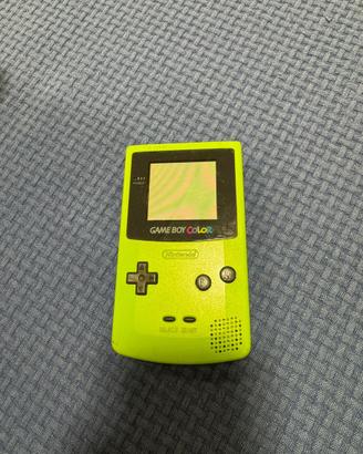 GameBoy Color con 3 giochi