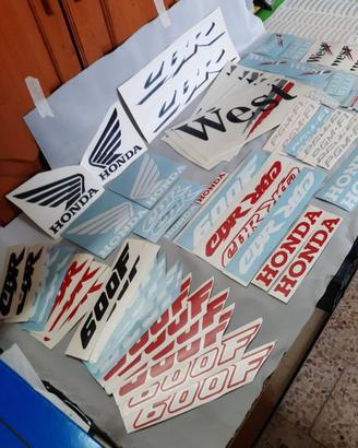 HONDA CBR600F ADESIVI VERNICIABILI CARENE+CERCHI.