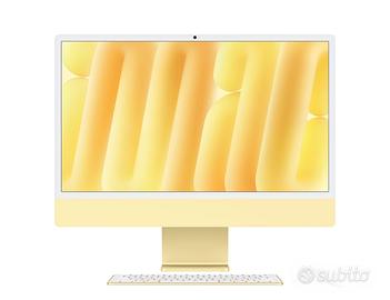 Apple iMac 24" M1 GIALLO-16GB RAM / 512GB SSD+Hub