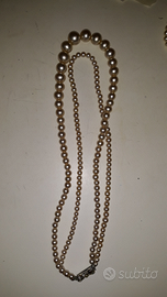 Collane finte perle alta bigiotteria vintage