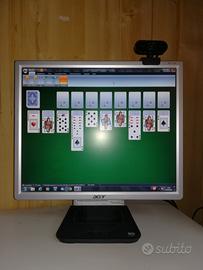 Monitor + videocamera nuova + casse acustiche