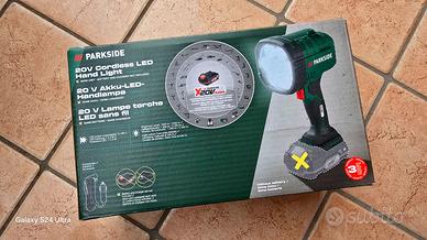 Torcia Led Parkside 20V/2500 Lumen Nuova Sigillata