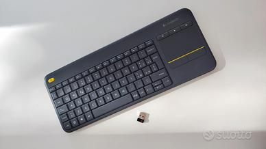 Tastiera Wireless Logitech K400 Plus con Touchpad