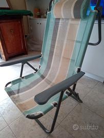Sedia mare pieghevole