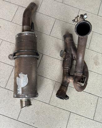 Silenziatore suzuki sv del 2003