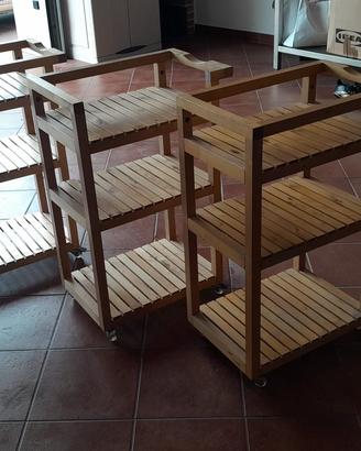 Carrello in legno
