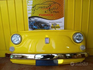 Musetto Fiat 500 Epoca Arredo Vintage Giallo Cromo