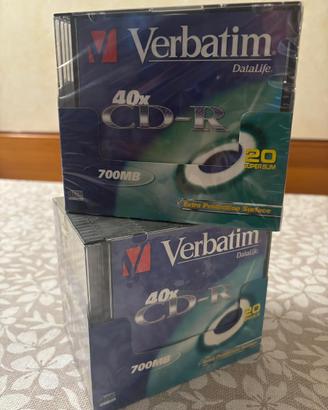 2 Confezioni  CD - R Verbatin DataLife  700MB