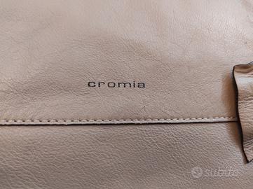 BORSA in pelle  CROMIA COLORE TORTORA 