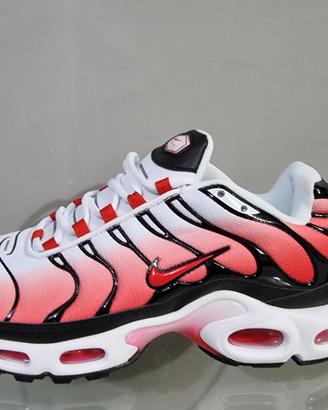 scarpe nike air max plus TN White Black Red