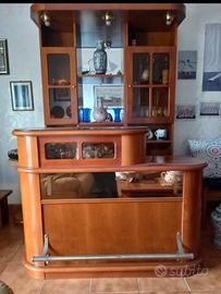 mobile bar in vero legno