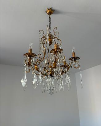 Lampadario a sospensione in stile Luigi XV