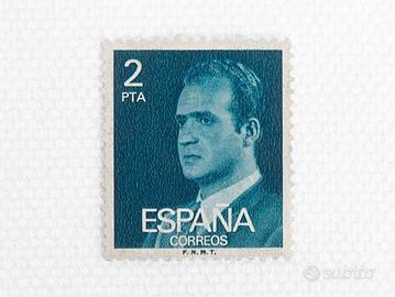 Francobollo 2 pta Espana Correos anno 1976