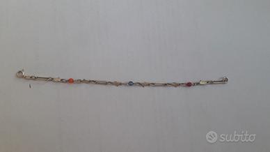 braccialetto argento bambina