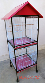 VOLIERA 60x60x170 PER INTERNI ED ESTERNO