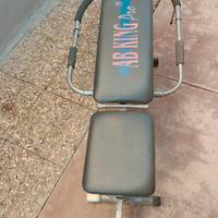 pedana vibrante+panca per addominali 