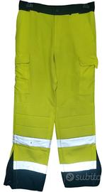 pantalone giallo alta visibilità uomo