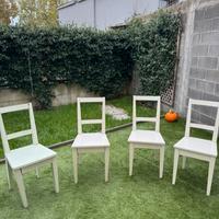 4 SEDIE DA RESTAURARE