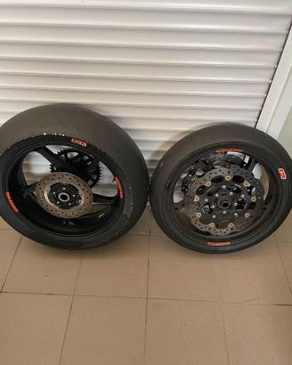 Coppia Cerchi OZ Alluminio Forgiato yamaha r6