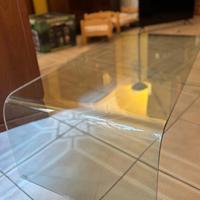 Tavolino in vetro temperato