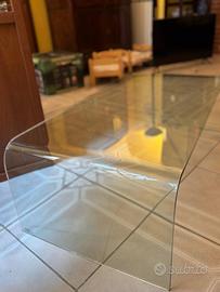 Tavolino in vetro temperato