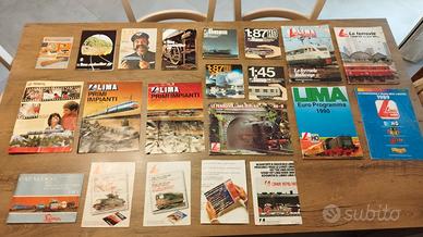 Lotto catalogo depliants 60-70-80 trenino Lima