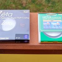 Filtri per obiettivi fotografici "UV" 67 e 77 mm
