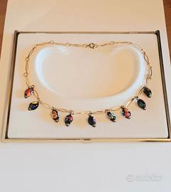 Collana in Vetro di Murano con Murrine Millefiori