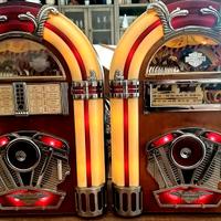 HARLEY JUKEBOX STEREO RADIO JUKE BOX