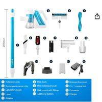 caricabatterie aspirapolvere mod. DV-8810DC-XW